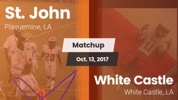 Matchup: St. John vs. White Castle  2017
