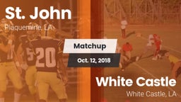 Matchup: St. John vs. White Castle  2018