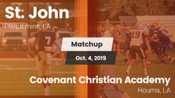 Matchup: St. John vs. Covenant Christian Academy  2019