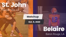 Matchup: St. John vs. Belaire  2020