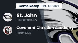 Recap: St. John  vs. Covenant Christian Academy  2020