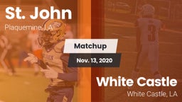 Matchup: St. John vs. White Castle  2020