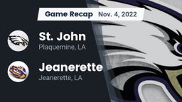Recap: St. John  vs. Jeanerette  2022
