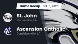 Recap: St. John  vs. Ascension Catholic  2023