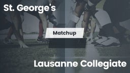Matchup: St. George's High vs. Lausanne Collegiate  2016