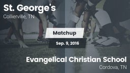 Matchup: St. George's High vs. Evangelical Christian School 2016