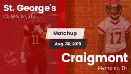 Matchup: St. George's High vs. Craigmont  2019