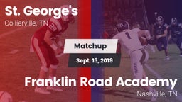 Matchup: St. George's High vs. Franklin Road Academy 2019