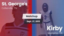Matchup: St. George's High vs. Kirby  2019