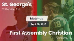 Matchup: St. George's High vs. First Assembly Christian  2020