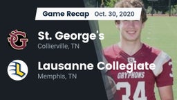 Recap: St. George's  vs. Lausanne Collegiate  2020
