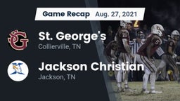 Recap: St. George's  vs. Jackson Christian  2021