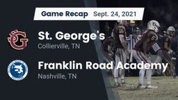 Recap: St. George's  vs. Franklin Road Academy 2021