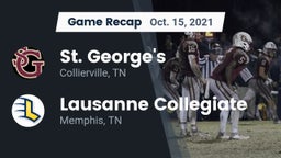 Recap: St. George's  vs. Lausanne Collegiate  2021