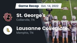 Recap: St. George's  vs. Lausanne Collegiate  2022