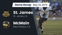 Recap: St. James  vs. McMain  2019