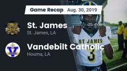 Recap: St. James  vs. Vandebilt Catholic  2019