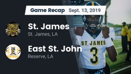 Recap: St. James  vs. East St. John  2019