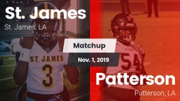 Matchup: St. James vs. Patterson  2019