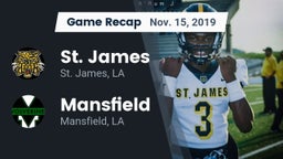 Recap: St. James  vs. Mansfield  2019