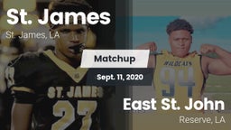 Matchup: St. James vs. East St. John  2020