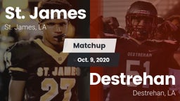 Matchup: St. James vs. Destrehan  2020