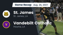Recap: St. James  vs. Vandebilt Catholic  2021