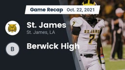 Recap: St. James  vs. Berwick High 2021