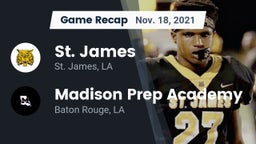 Recap: St. James  vs. Madison Prep Academy 2021