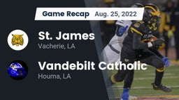 Recap: St. James  vs. Vandebilt Catholic  2022