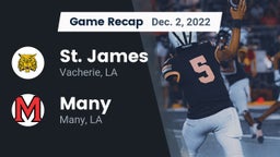 Recap: St. James  vs. Many  2022