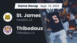Recap: St. James  vs. Thibodaux  2023
