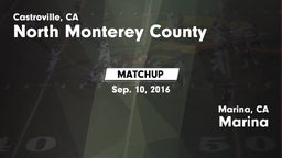 Matchup: North Monterey Count vs. Marina  2016