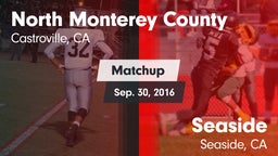 Matchup: North Monterey Count vs. Seaside  2016