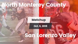 Matchup: North Monterey Count vs. San Lorenzo Valley  2018