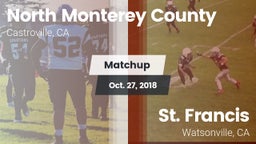 Matchup: North Monterey Count vs. St. Francis  2018