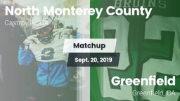 Matchup: North Monterey Count vs. Greenfield  2019