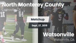 Matchup: North Monterey Count vs. Watsonville  2019