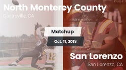 Matchup: North Monterey Count vs. San Lorenzo  2019