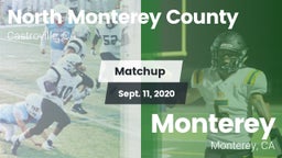 Matchup: North Monterey Count vs. Monterey  2020