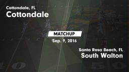Matchup: Cottondale vs. South Walton  2016