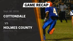 Recap: Cottondale  vs. Holmes County  2016