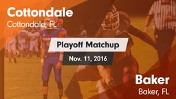 Matchup: Cottondale vs. Baker  2016
