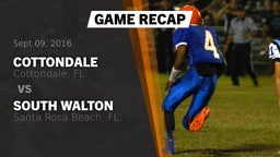Recap: Cottondale  vs. South Walton  2016