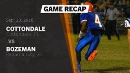 Recap: Cottondale  vs. Bozeman  2016