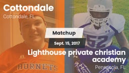 Matchup: Cottondale vs. Lighthouse private christian academy 2017