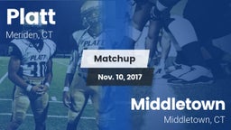 Matchup: Platt vs. Middletown  2017