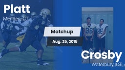 Matchup: Platt vs. Crosby  2018