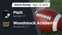 Recap: Platt  vs. Woodstock Academy  2018