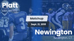 Matchup: Platt vs. Newington  2018